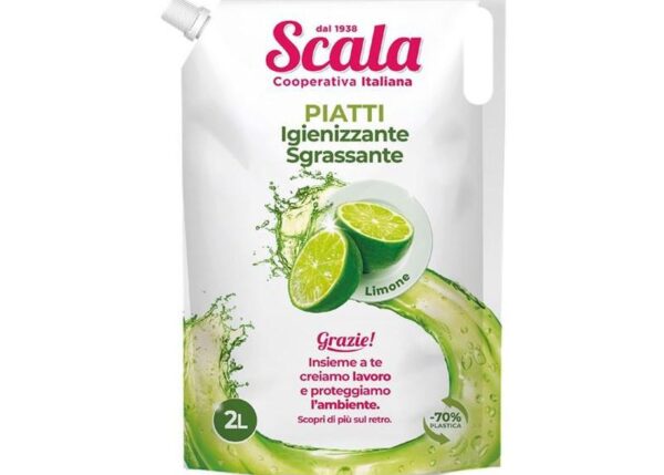 SCALA PIATTI 2LT RIC.BUSTA LIMONE