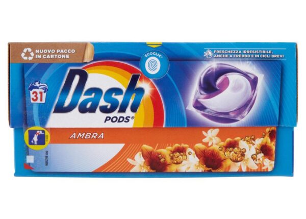 DASH PODS LAVATRICE BLU 31PZ AMBRA