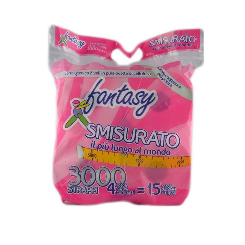 FANTASY IGIENICA 2V 4 ROTOLI SMISURATO FANTASY IGIENICA 2V 4 ROTOLI SMISURATO