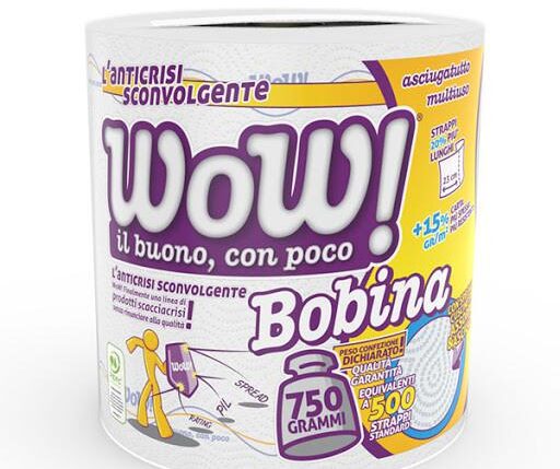 WOW BOBINA SINGOLA 1R 2V 500 STRAPPI