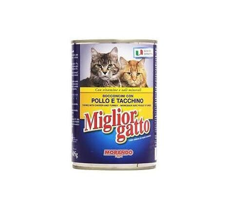 MIGL/GATTO BOCC.400G POLLO/TACC.