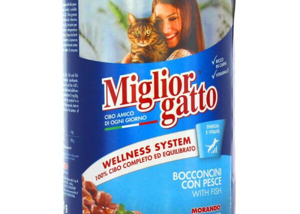 MIGL/GATTO BOCC.400G PESCE