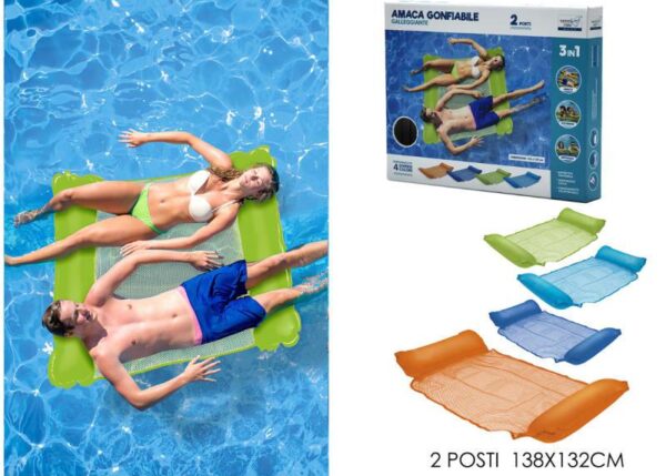 AMACA GONFIABILE GALLEGG. 112X70CM 4ASS ART.747690