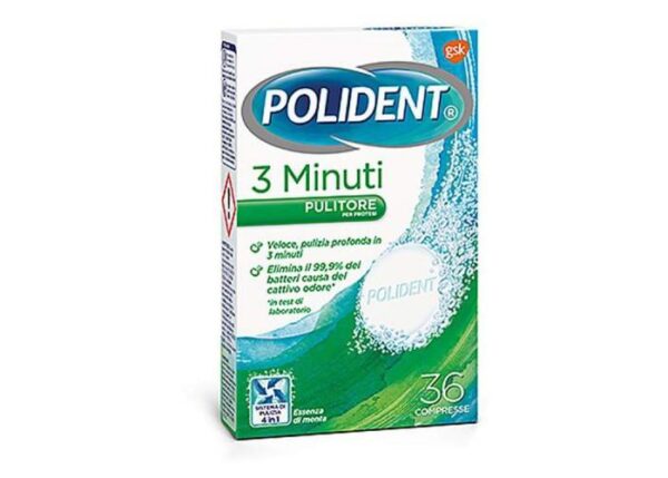 POLIDENT PASTIGLIE 36 PZ 3 MINUTI