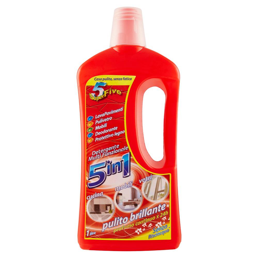 SUPERFIVE DET.MULTIUSO 1LT 5IN1 MULTIFUNZIONALE SUPERFIVE DET.MULTIUSO 1LT 5IN1 MULTIFUNZIONALE