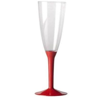 FLUTE + GAMBO 140CC BORDEAUX TRASPA ART.7597-38PS