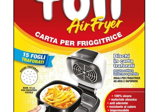 FOLI FOGLI PER FRIGGITRICE ARIA DIAMETRO 20 CM 15P