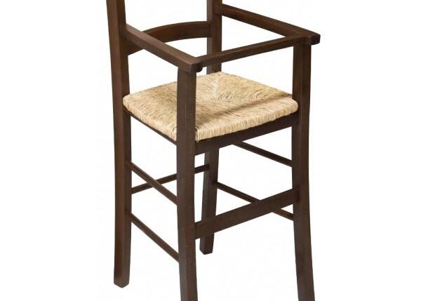 SEGGIOLONE BABY LEGNO ALTO NOCE SCURO $