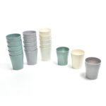 BICCHIERI IN PLASTICA SET 6 COL. ASS. DIAM.7.5XH.9 CM ART.96979 -