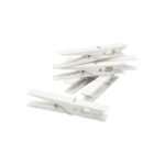 MOLLETTE PLASTICA BIANCA 12PZ