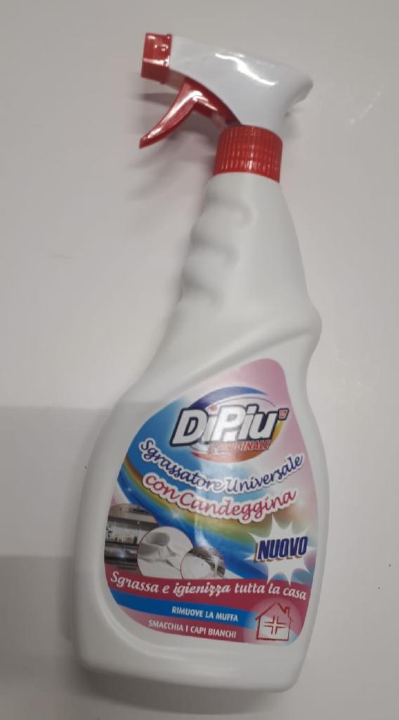DIPIÙ SGRASSATORE CON CANDEGGINA 750ML. DIPIÙ SGRASSATORE CON CANDEGGINA 750ML.