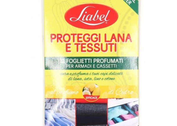 LIABEL PROTEGGI LANA E TESSUTI 12 FOGLI CEDRO
