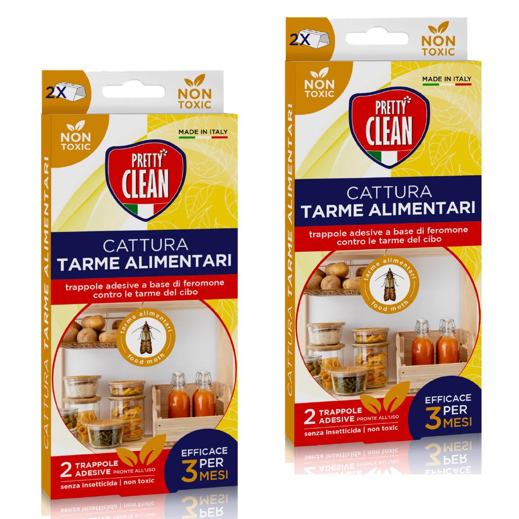 PRETTY CLEAN CATTURA TARME ALIMENTARI 2 TRAPP. ART.625481 PRETTY CLEAN CATTURA TARME ALIMENTARI 2 TRAPP. ART.625481