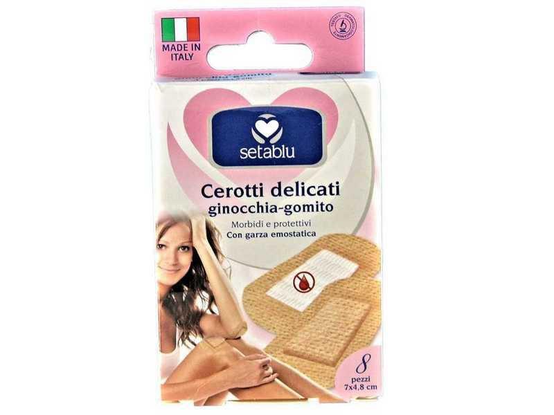 SETABLU CEROTTI DELICATI GOMITO E GINOCC. 8 PZ MAXI SETABLU CEROTTI DELICATI GOMITO E GINOCC. 8 PZ MAXI