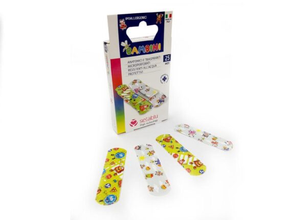 SETABLU CEROTTI PER BAMBINI 25PZ MEDI