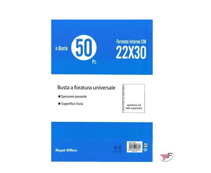 BUSTE FORATE ROYAL OFFICE 22X30 150MY 50PZ SUPERIOR ART.0455 BUSTE FORATE ROYAL OFFICE 22X30 150MY 50PZ SUPERIOR ART.0455
