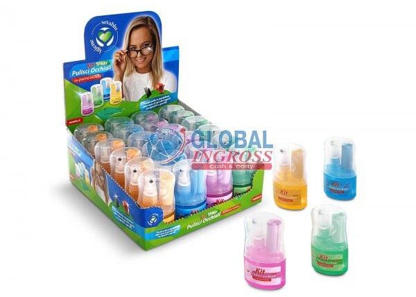 SETABLU SET PULIZIA OCCHIALI SPRAY+PANNO
