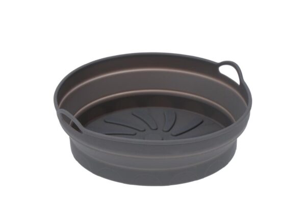 CESTELLO TONDO PIEGHEVOLE SILICONE D21XH7 ART.111323
