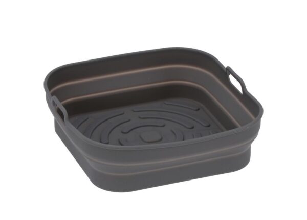 CESTELLO QUADRATO PIEGHEVOLE SILICONE 20X20X8 ART.111324