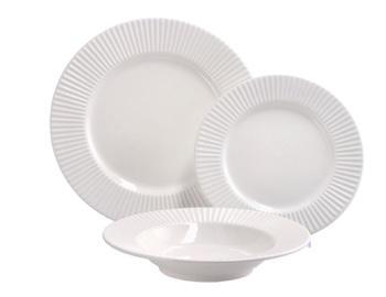SERVIZIO PIATTI POR NBC 18PZ BIANCO ART.112650