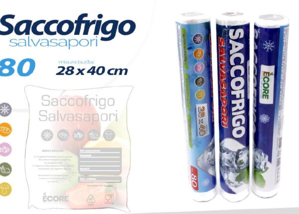 SACCOFRIGO 80PZ. 28X40CM