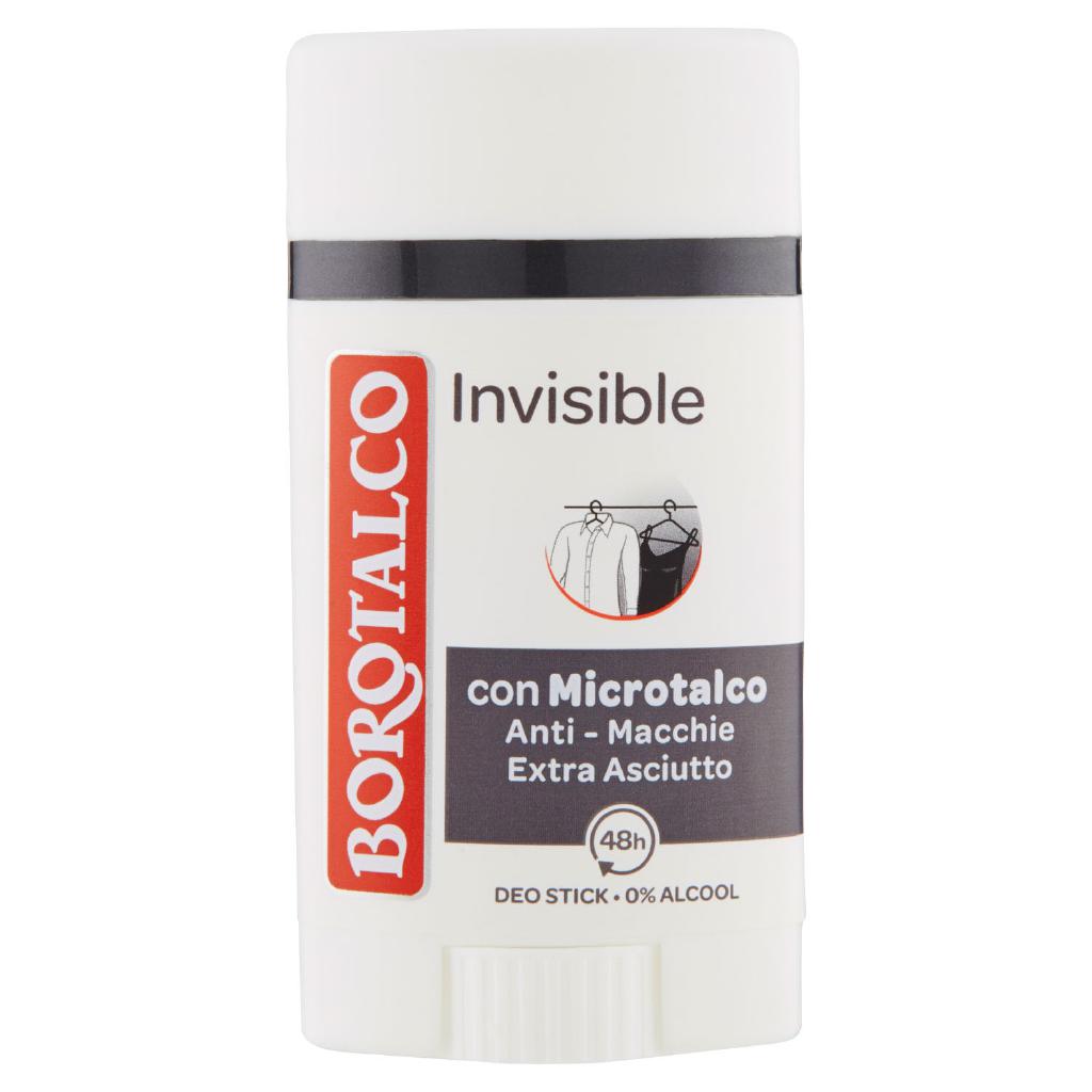 BOROTALCO DEO STICK INVISIBILE GRIGIO 50 ML BOROTALCO DEO STICK INVISIBILE GRIGIO 50 ML