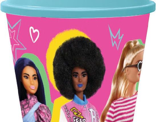 BARBIE BICCHIERE C/CANN. 430ML ST15930