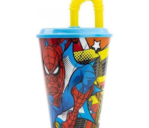 SPIDERMAN BICCHIERE C/CAN.430ML ST74730