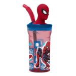 SPIDERMAN BICCHIERE CON CANNUCC ST74766