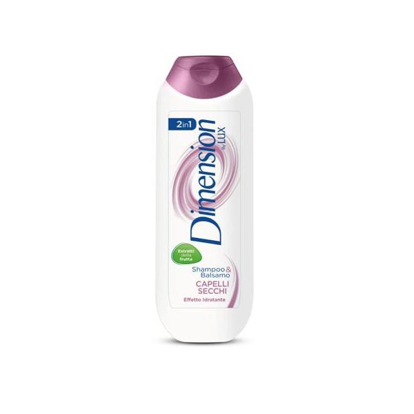 DIMENSION SHAMPOO 250ML 2IN1 C/SECCHI DIMENSION SHAMPOO 250ML 2IN1 C/SECCHI