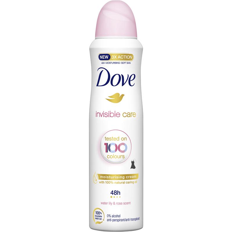 DOVE DEO SPRAY 150ML INVISIBLE CARE WATER LILY E ROSE SCENT NEW DOVE DEO SPRAY 150ML INVISIBLE CARE WATER LILY E ROSE SCENT NEW