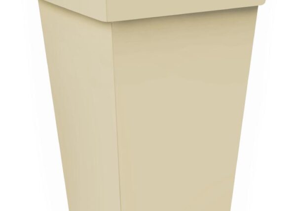 VASO MELROSE QUADRO ALTO BEIGE 40X40X50CM.ARTVS00401