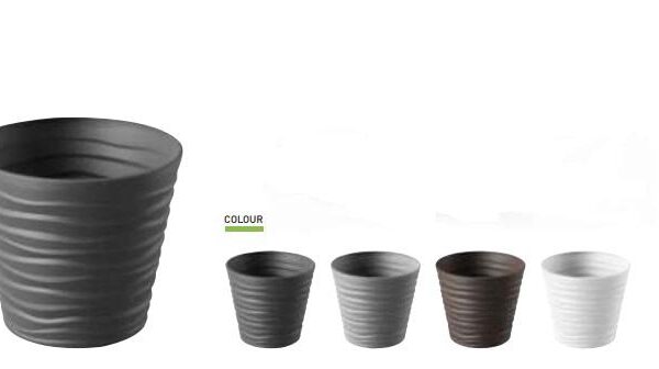 VASO BORA ALTO ROTONDO 30X66H GRIGIO