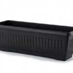 FIORIERA MEDITERAN RETT. 50X19X16,5H ANTRACITE