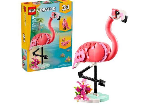 LEGO CREATOR ANIMALI SELVATICI: FENICOTTERO ROSA 31170