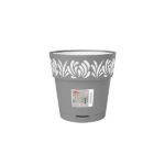 VASO GAIA D25CM GRIGIO/BIANCO