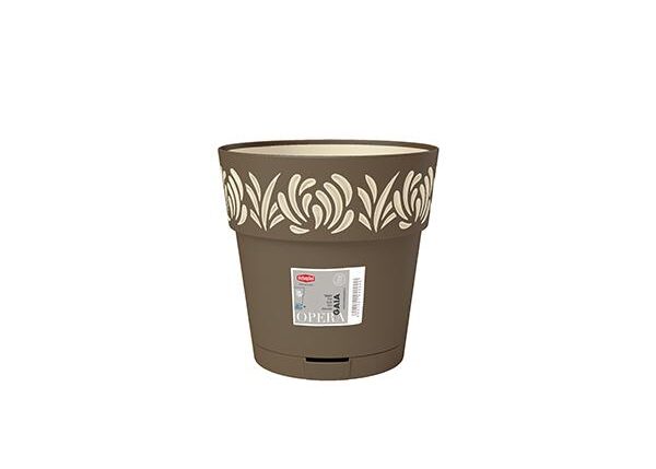 VASO GAIA D30CM TORTORA/VANILLA