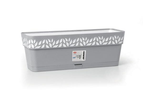 FIORIERA CLOE 50CM GRIGIO/BIANCO