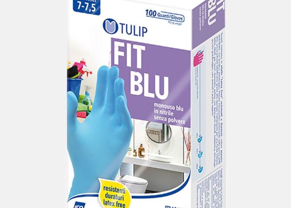 TULIP GUANTI NITRILE BLU 100 PZ MIS.M