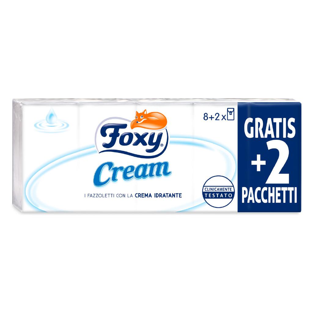 FOXY FAZZOLETTI 8+2PZ CREAM 4V. C4 FOXY FAZZOLETTI 8+2PZ CREAM 4V. C4