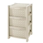 CASSETTIERA ARIANNA 3 ASSETTI BEIGE