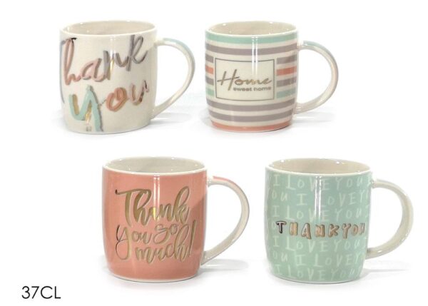 TAZZONE 37CL PORC. 4ASS ART.510809