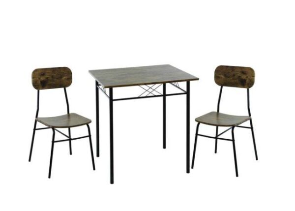 SET TAVOLO C/2 SEDIE ROVERE MASSELLO ART.606504