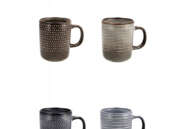 TAZZA MUG CERAMICA HODARA A4COL D8,5XH11 ART.74260