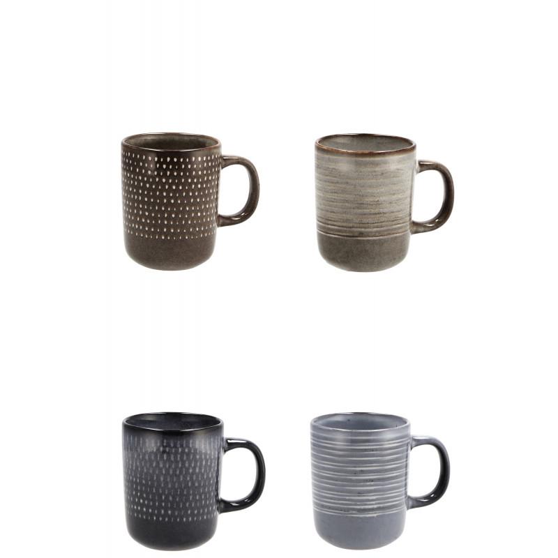 TAZZA MUG CERAMICA HODARA A4COL D8,5XH11 ART.74260 TAZZA MUG CERAMICA HODARA A4COL D8,5XH11 ART.74260