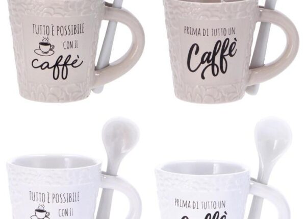 TAZZA MUG CER+CUCCHIAIO A2D2C D6X7 ART.78695