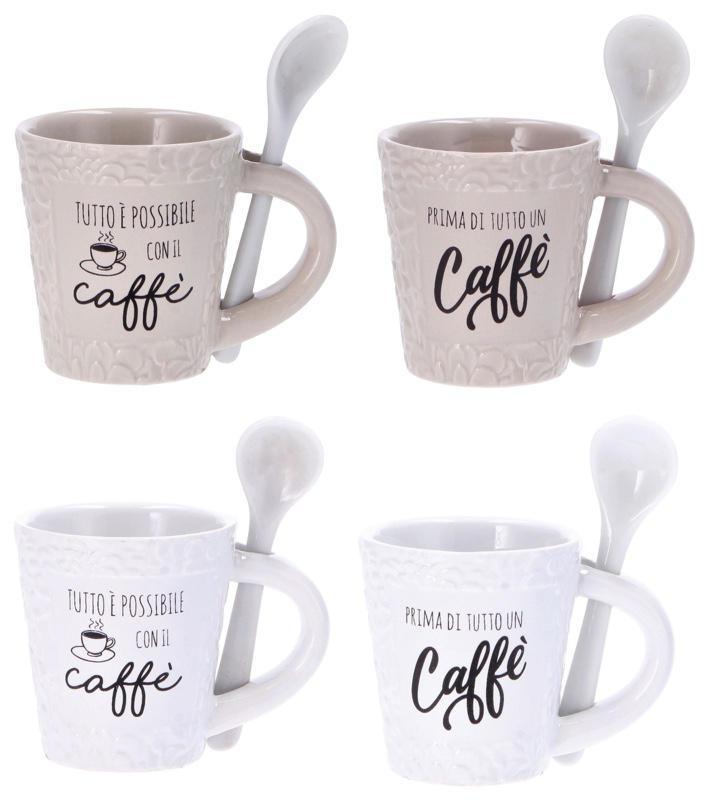 TAZZA MUG CER+CUCCHIAIO A2D2C D6X7 ART.78695 TAZZA MUG CER+CUCCHIAIO A2D2C D6X7 ART.78695