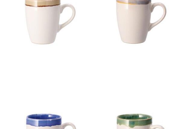 TAZZA MUG CER BRAD ASS4COL 320ML ART.86335