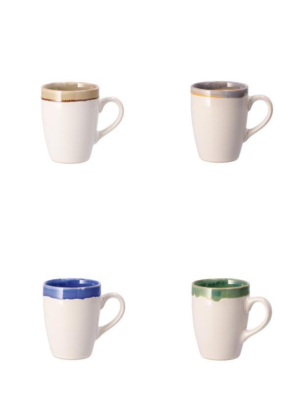 TAZZA MUG CER BRAD ASS4COL 320ML ART.86335 TAZZA MUG CER BRAD ASS4COL 320ML ART.86335
