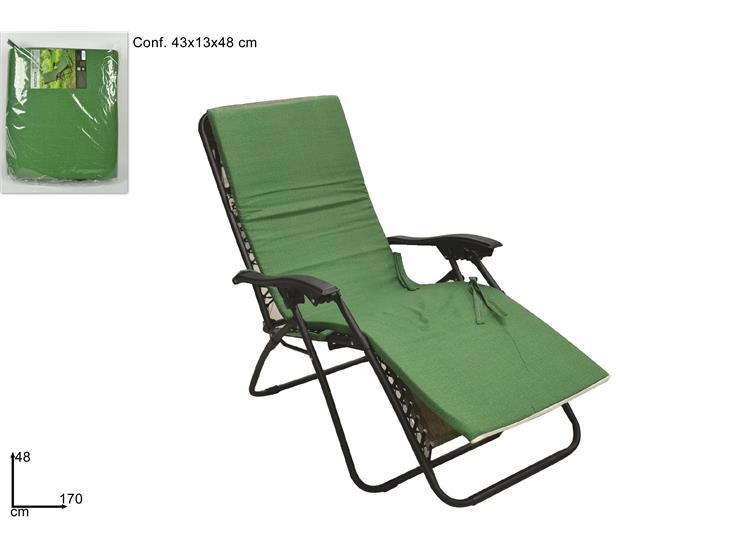 CUSCINO COPRISDRAIO C/PEDALIERA 170X48 CM VERDE CUSCINO COPRISDRAIO C/PEDALIERA 170X48 CM VERDE